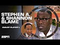 👉 Stephen A. & Shannon Sharpe POINT BLAME after the Eagles' playoff loss to the Bucs 👈 | First Take image