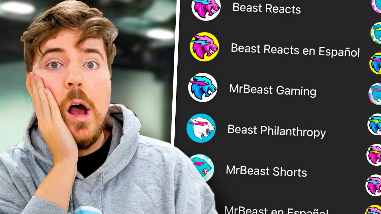 Every MrBeast Channel EVER - ​@MrBeast owns around 40 to 50 channels, each of them having some sort of unique purpose. This video will go over every single channel, including what the chann