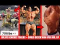 Julius Maddox Benches 796 + Can Derek Win the Open Olympia? + Best Vacuum in Men&#39;s Open? + Indy Pro