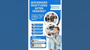 QuickBooks Won’t Open After Updates? Here’s the Fix! 🔧 (100% Working) #QBNotOpening