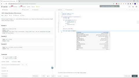 LeetCode 1207:  Unique Number of Occurrences