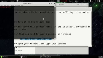 Bluetooth problem solution for Linux OS