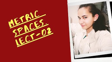 Euclidean Metric Space ||Metric  Spaces || Lect-02