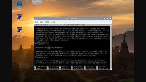 RPiFTS Setup: Step 4 (install and configure Mumble Server and Client)