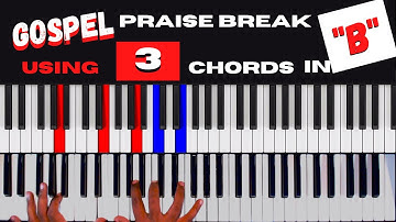 HOW TO PLAY GOSPEL PRAISE BREAK MUSIC WITH 3 EASY CHORDS|FOR BEGINNERS IN B