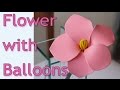 DIY crafts - How to make flowers with balloons Ana | DIY Crafts.