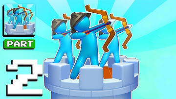 Archery Bastions - Gameplay Walkthrough Part 2 - Master Archery and Crush Invaders (iOS, Android)