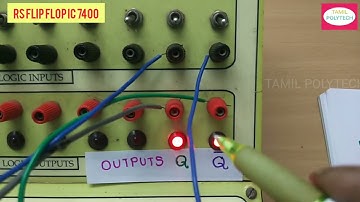 RS, JK, D, T FLIPFLOP EXPERIMENT USING IC 7473, IC 7476 IN TAMIL FULL EXPLANATION