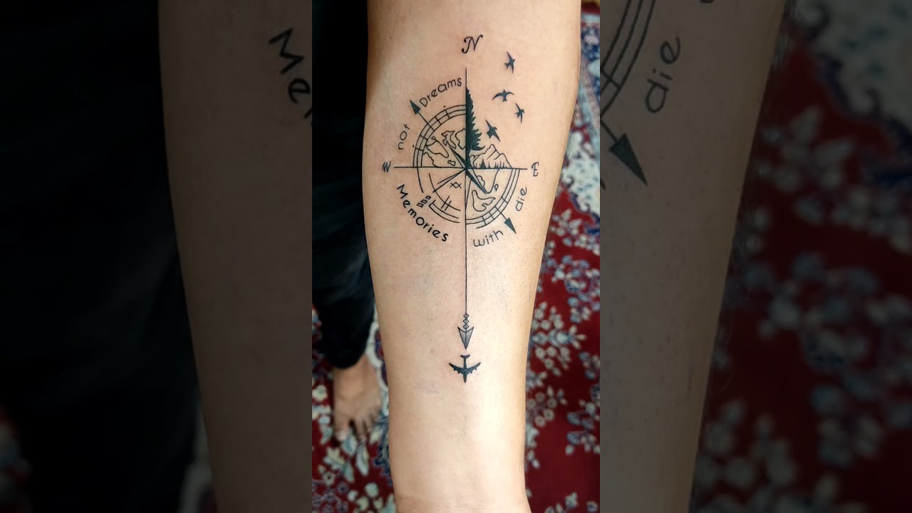 80 Compass Tattoos Meaning Design Ideas For Men  Women  DMARGE