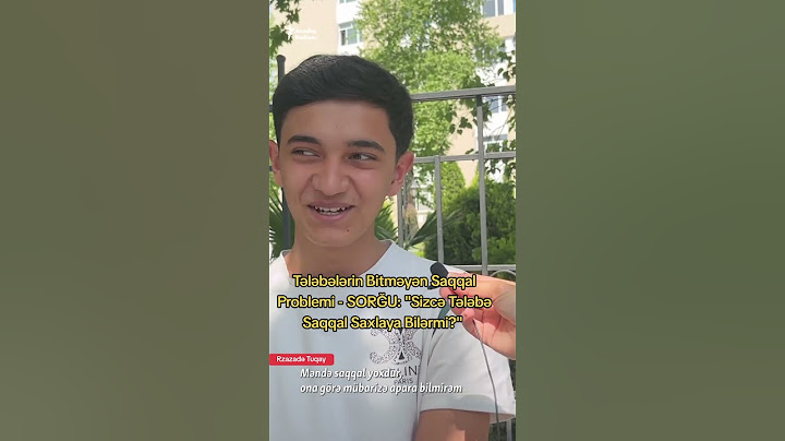 Tələbələrin Bitməyən Saqqal Problemi - SORĞU: "Sizcə Tələbə Saqqal Saxlaya Bilərmi?"