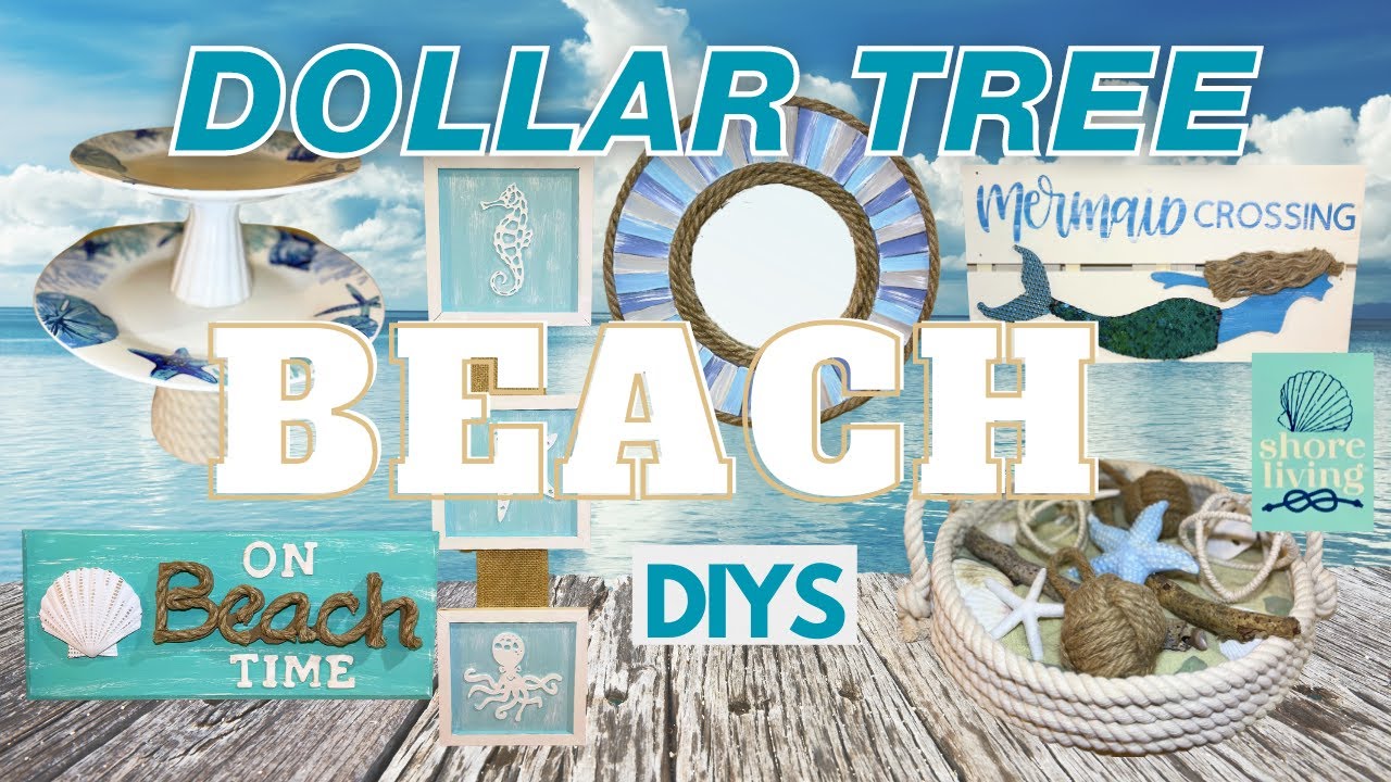 Beachy Dollar Store Cutting Board Craft – Sustain My Craft Habit