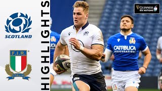 Scotland v Italy - HIGHLIGHTS | Bonus-Point Earned In High-Scoring Game | 2021 Guinness Six Nations