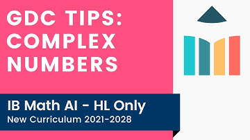 GDC Tips: Complex Numbers [IB Math AI HL]