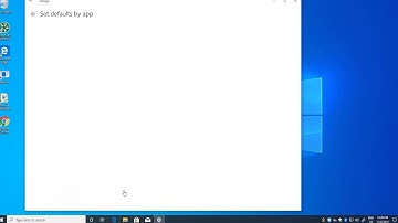 How to change default apps to Outlook Chrome Adobe in Windows 10