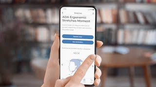 AudioGuided Ergonomic Stretches in the ADA Member App!