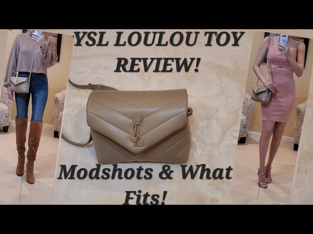 What Fits Inside YSL Small LouLou Bag #shorts #YSL #yslbag #designerbags 