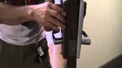 Kaba 790 Lock Issues - Self Locking Latch Problem