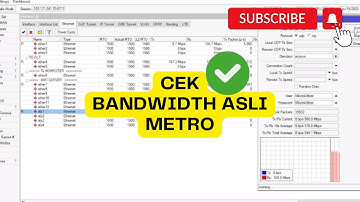 Cek Bandwidth ASLI Metro Dedicated