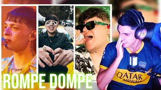 (REACCIÓN) Rompe La Dompe - Peso Pluma · Junior H · Óscar Maydon · Alexis fierro