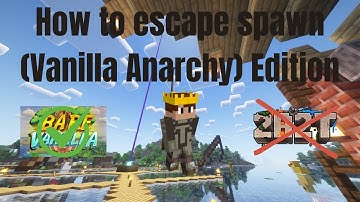 2b2t Alternative... Without hacks? How to Escape Spawn on Vanilla Anarchy