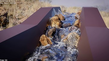 FLIP fluid test in Blender!!