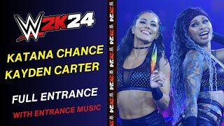 Wwe 2K24 Katana Chance And Kayden Carter Wwe 2K24 Entrance Theme Wwe 2K24 All Entrance