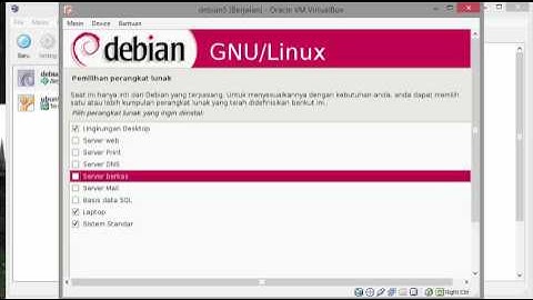 Instalasi Debian 5 versi CLI menggunakan virtual box