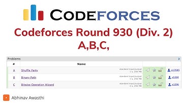 A,B,C | Codeforces Round 930 Solutions | Bitwise Operation Wizard | Binary Path | Shuffle Party