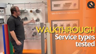 Tested Detail Walkthrough Service Types