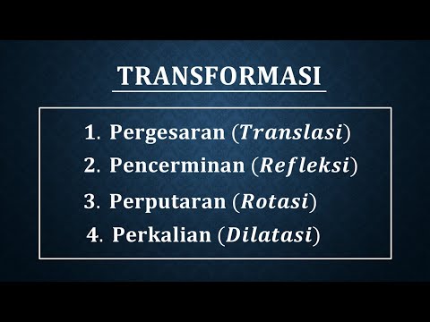 Video: Bisakah rotasi diganti dengan refleksi?