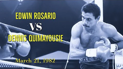Edwin Rosario vs Dennis Quimayousie