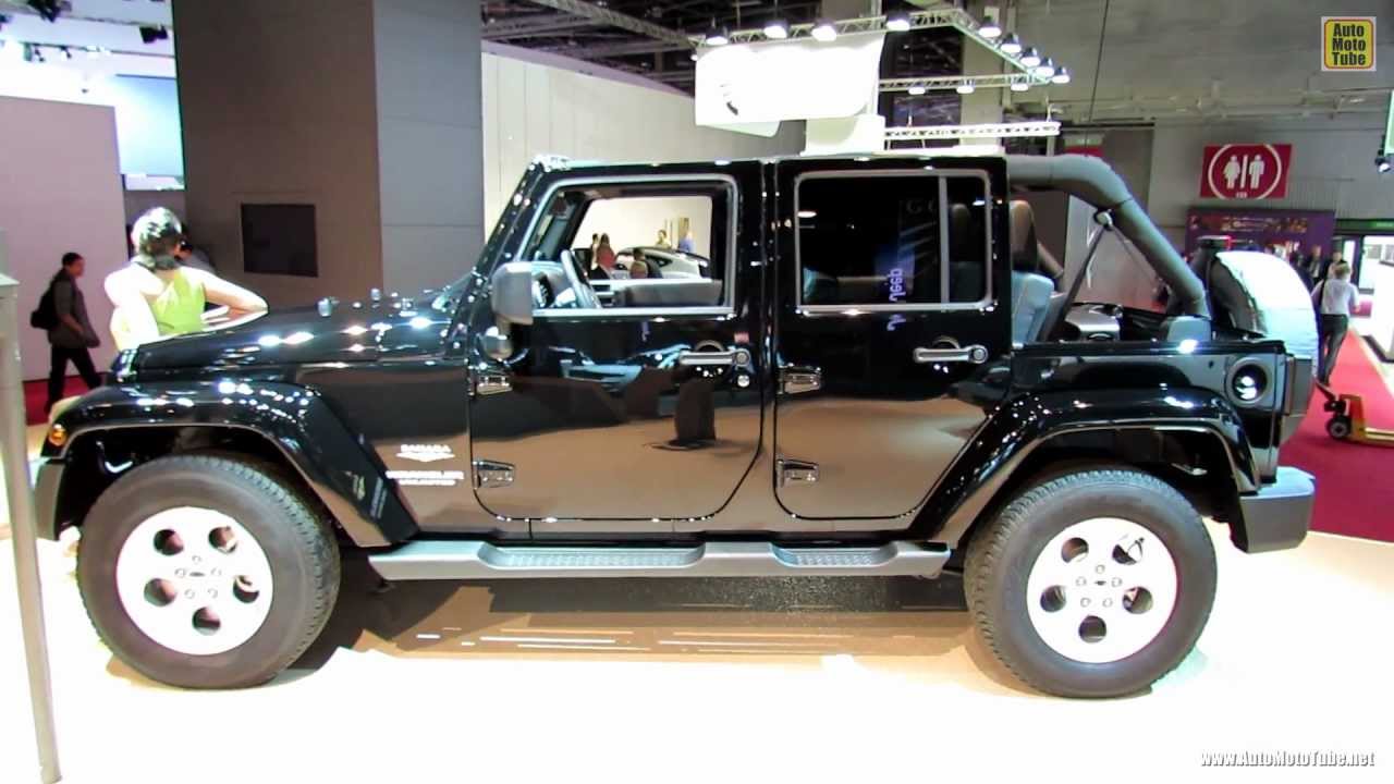 2013 Jeep Wrangler Sahara Unlimited Diesel Exterior And Interior Walkaround 2012 Paris Auto Show