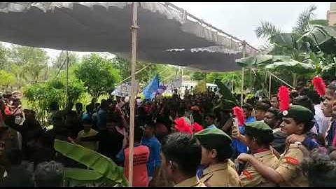 YOUTH FESTIVAL DJ MUSIC ENJOYING BY STUDENTS VIKRAM SIMHAPURI UNIVERSITY NELLORE