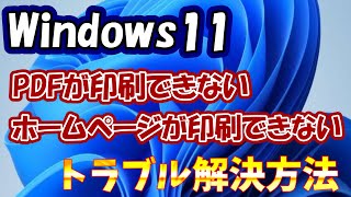 PDFの印刷ができないトラブル解決方法　【パソコン初心者/パソコン教室/パソコン設定】
