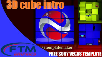 3D free intro Template - The CUBE Intro