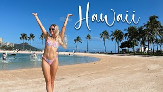 Hawaii travel vlog 🌺 Exploring Honolulu, snorkelling with turtles, Waikiki & Diamond Head crater 🌴