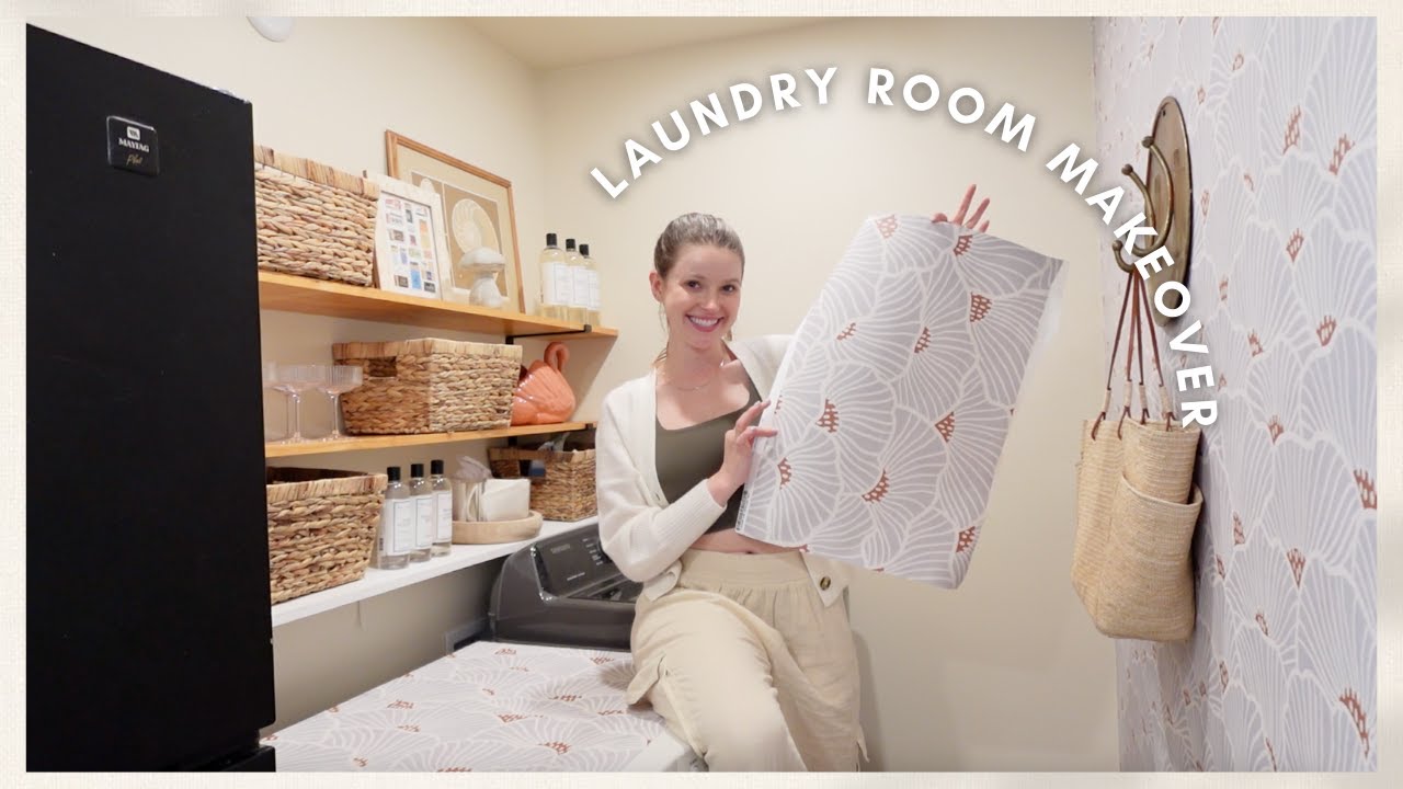 VLOG decorate my new laundry room with me  shooting a music video for Jordy