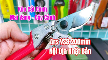 [ Tập 948 ] Kéo cắt cành Ars VS8 200mm nội địa Nhật Bản