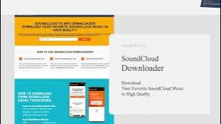 SoundCloud to MP3 Downloader