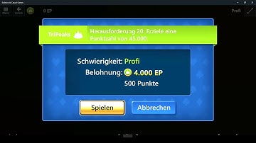 Two Game Tango #20, December 4, 2025 Event, TriPeaks Expert