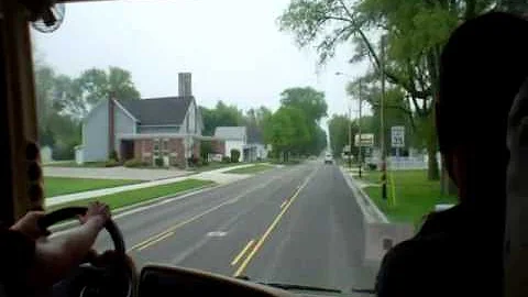 Margaret Sammut gets her first RV driving lesson at Newmar..avi