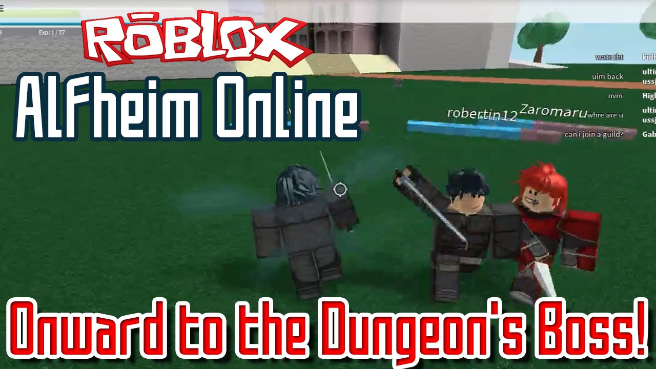 Onward To The Dungeon S Boss Roblox Alfheim Online W Zaromaru Youtube - roblox alfheim online class descriptions