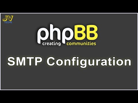 SMTP Configuration   phpBB Tutorial #6