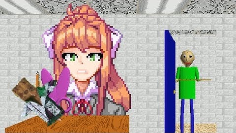 basics in behavior animation / baldis basics vs Doki Doki Literature Club | el capitán conejo 2
