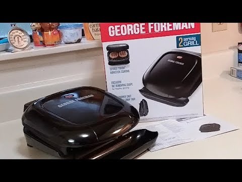 Unboxing George Foreman 2 Serving Grill 