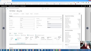 Microsoft Dynamics 365 Business Central Manufacturing and Production Orders