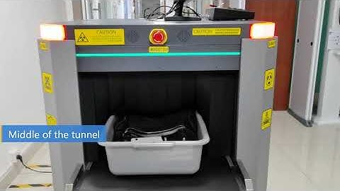 Safeagle High Performance X-Ray Baggage Scanner Function Demonstration