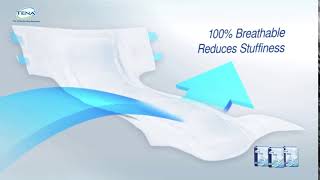 [FREE TENA Slip Sample] 100% breathable tape diapers!