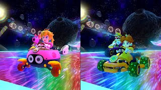 Mario Kart 8 Deluxe NEW DLC Tracks - Moon Cup (2 Players)