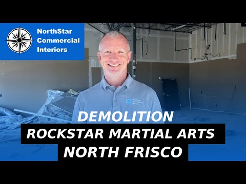 Video thumbnail: Rockstar Martial Arts Remodel Project: Demo — Rockstar Martial Arts